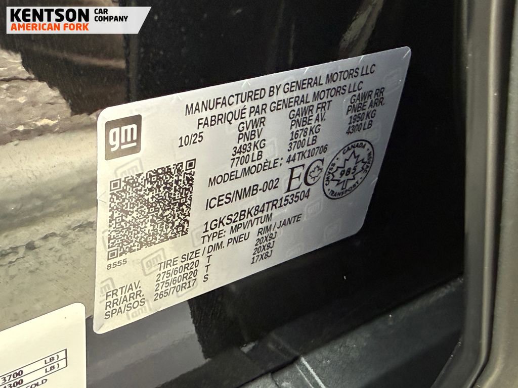 2026 GMC Yukon Elevation