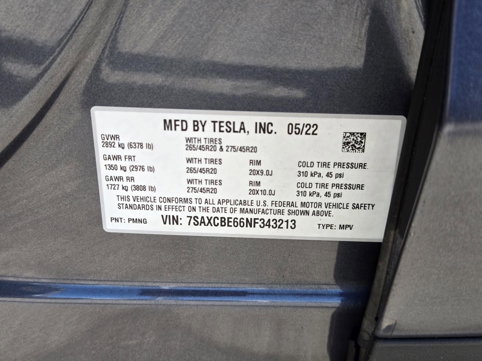2022 Tesla Model X Plaid