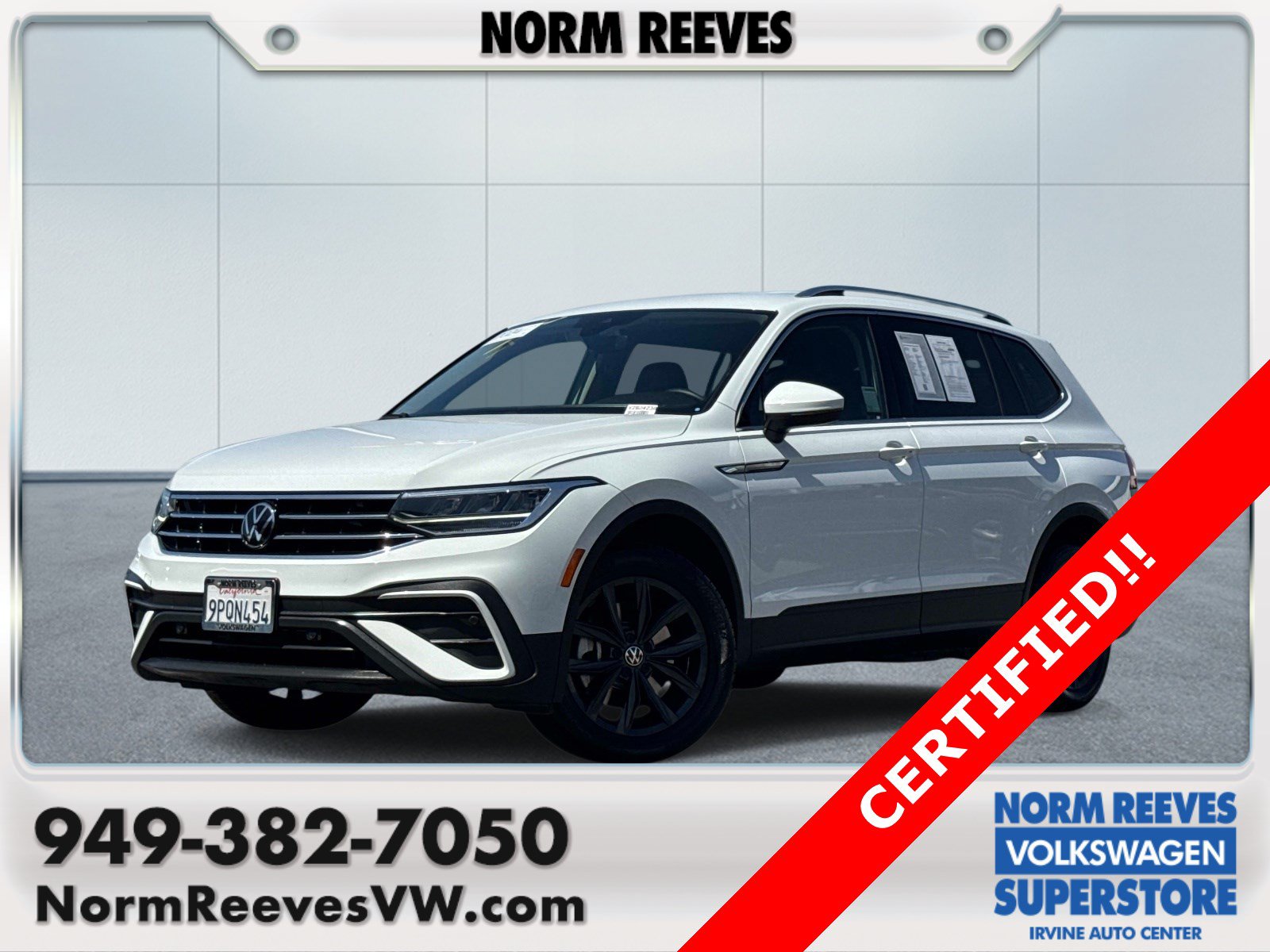 Certified 2024 Volkswagen Tiguan SE