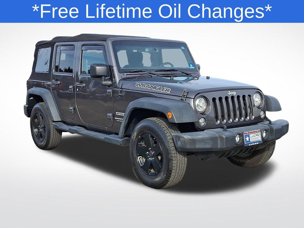 Used 2018 Jeep Wrangler Unlimited Sport S