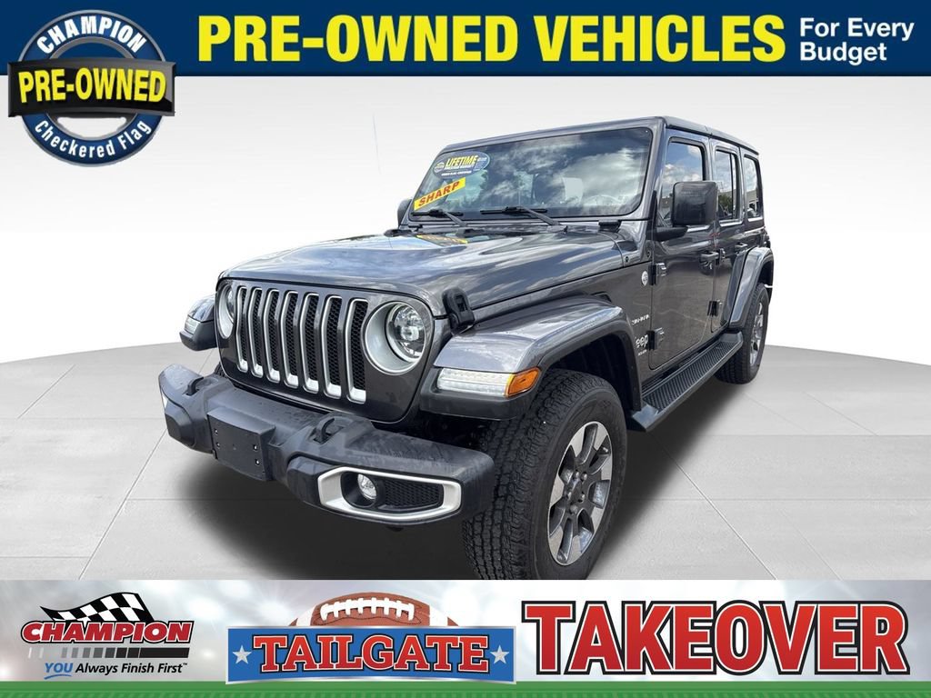 Used 2023 Jeep Wrangler Unlimited Sahara w/ LED Lighting Group