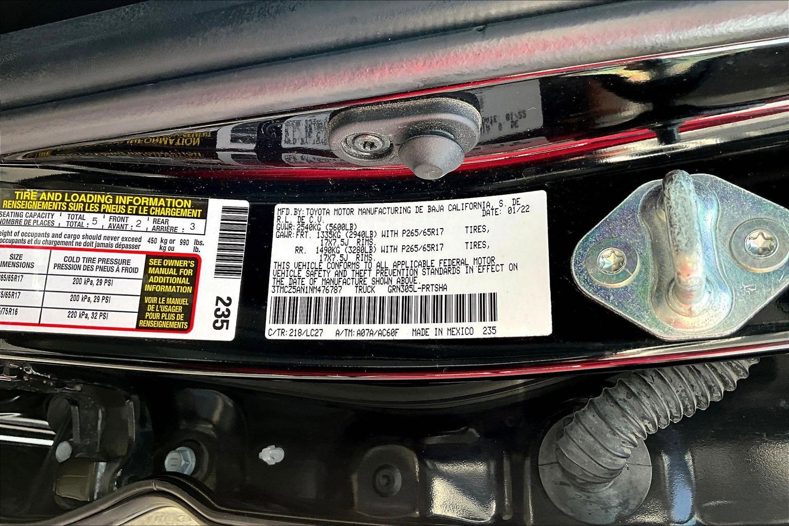 2022 Toyota Tacoma TRD Sport