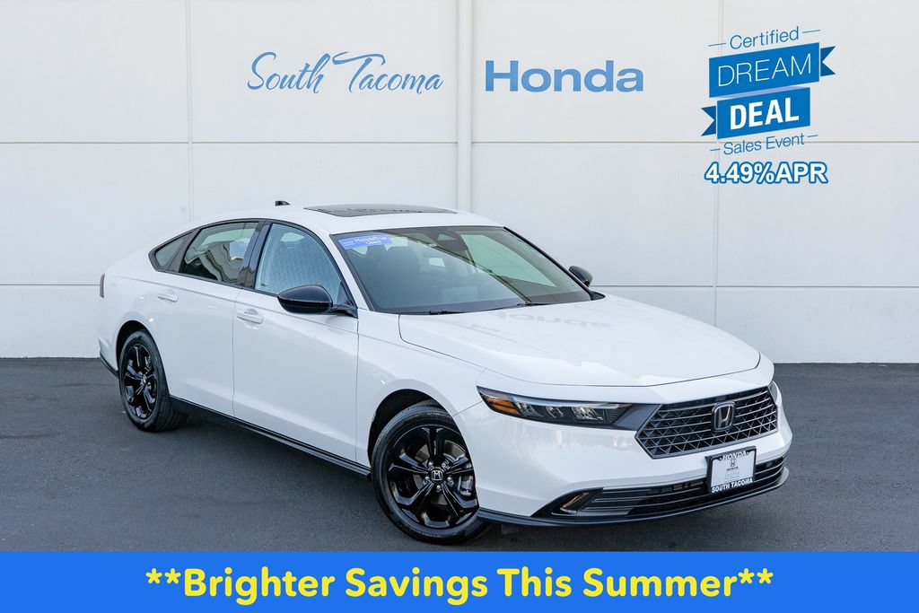 Certified 2025 Honda Accord SE