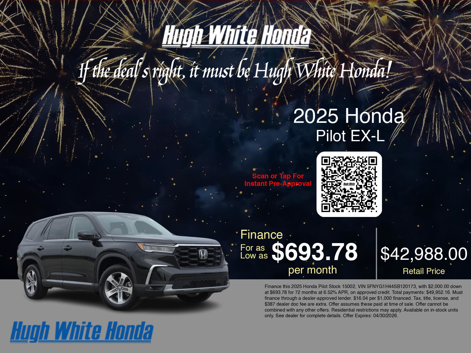 2025 Honda Pilot EX-L