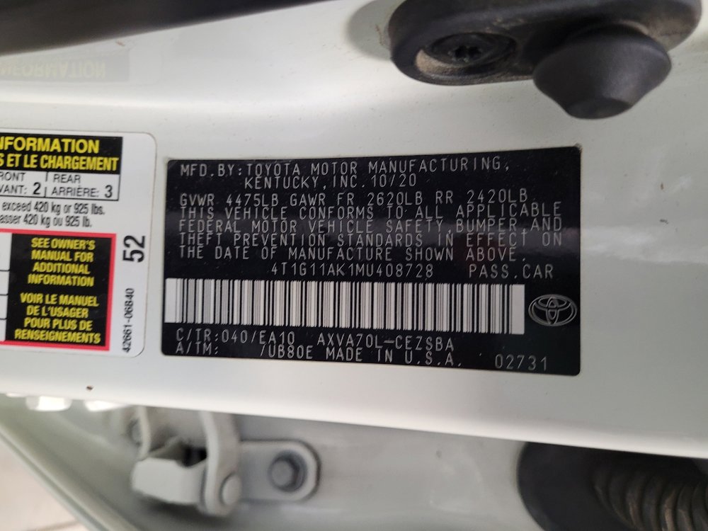 2021 Toyota Camry SE