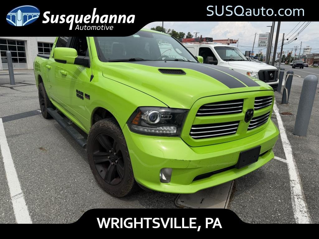 Used 2017 RAM 1500 Sport w/ Sublime Green Sport Package