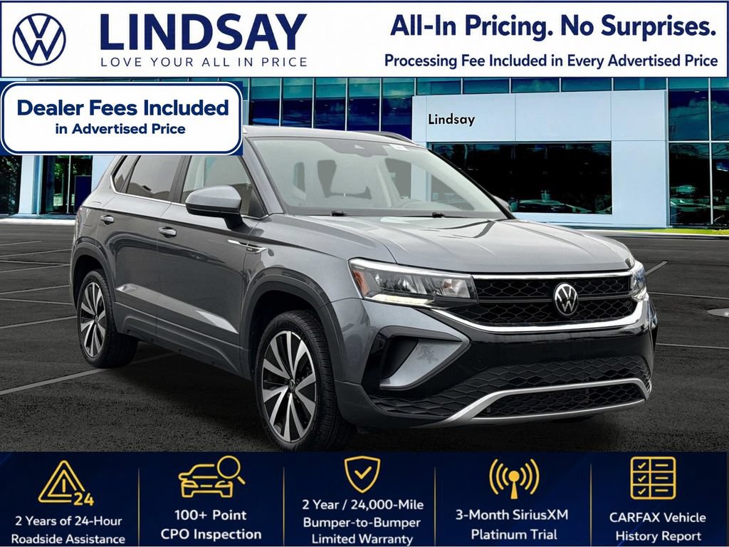Certified 2023 Volkswagen Taos SE w/ Panoramic Sunroof Package