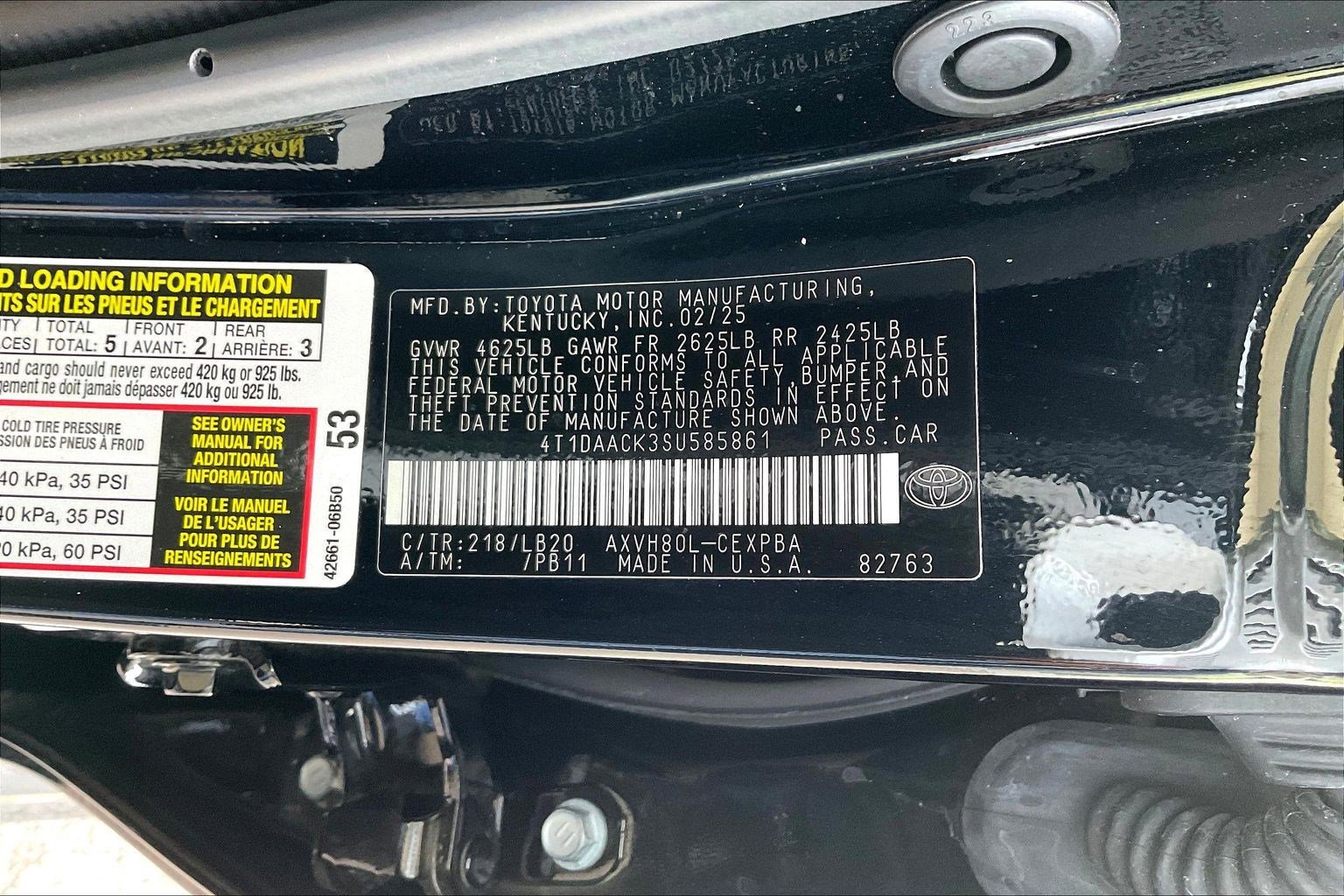 2025 Toyota Camry XSE