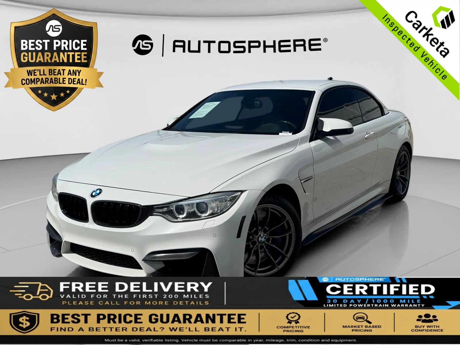 Used 2015 BMW M4 Convertible