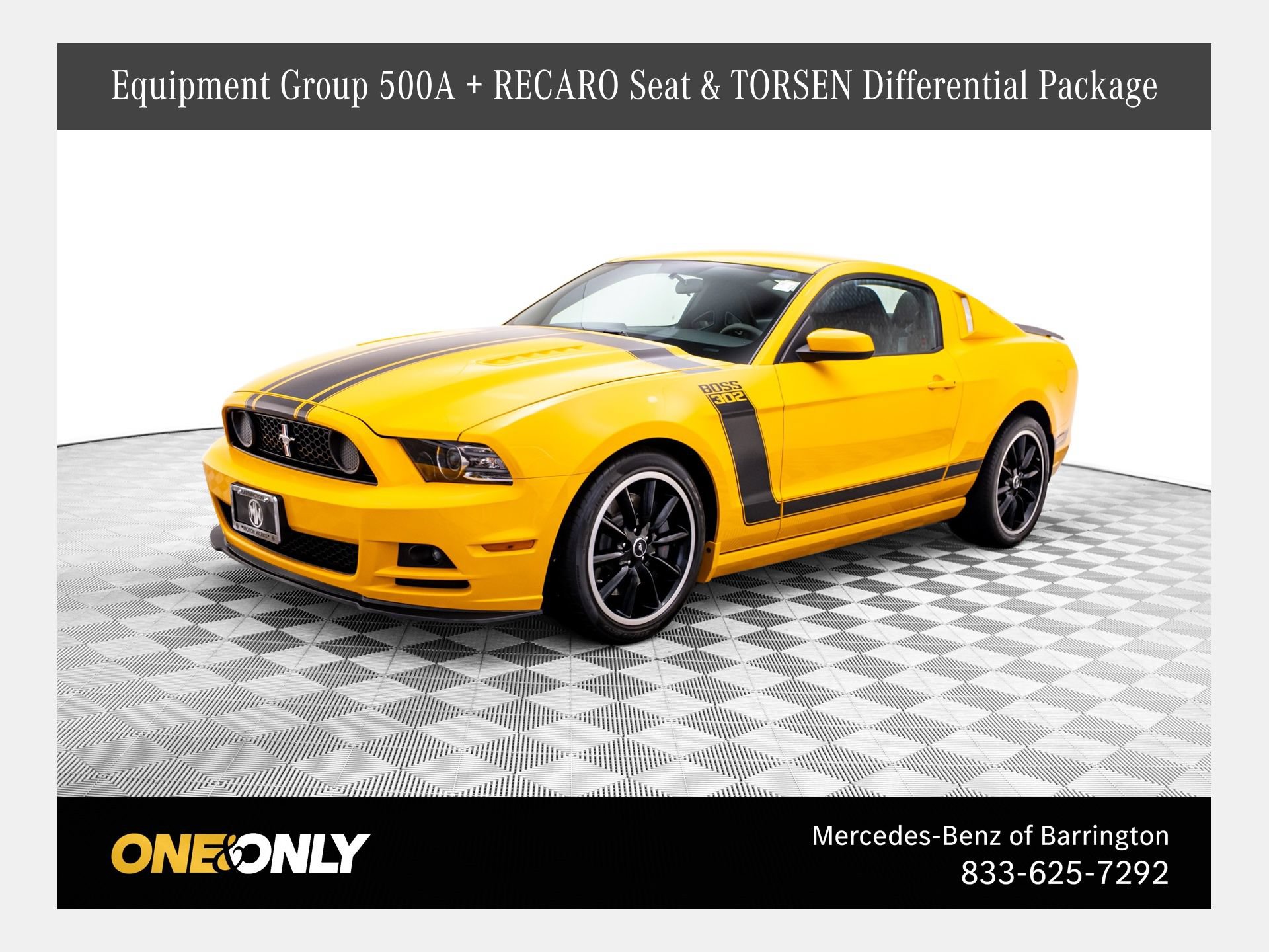 Used 2013 Ford Mustang Boss 302 w/ Boss 302 Accessory Pkg