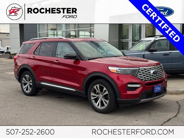Certified 2020 Ford Explorer Platinum w/ Premium Technology Package