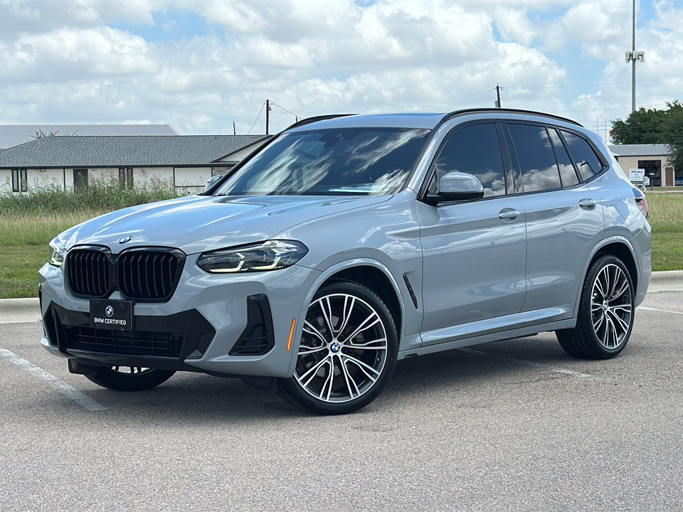 Certified 2023 BMW X3 sDrive30i w/ M Sport Package