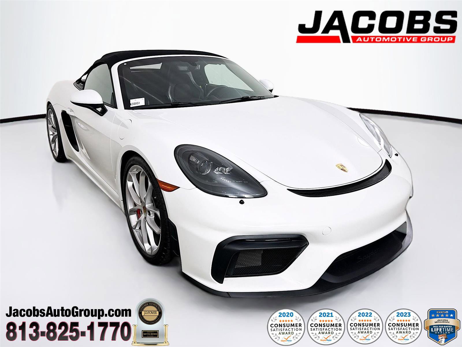 Used 2021 Porsche 718 Boxster Spyder w/ Light Design Package