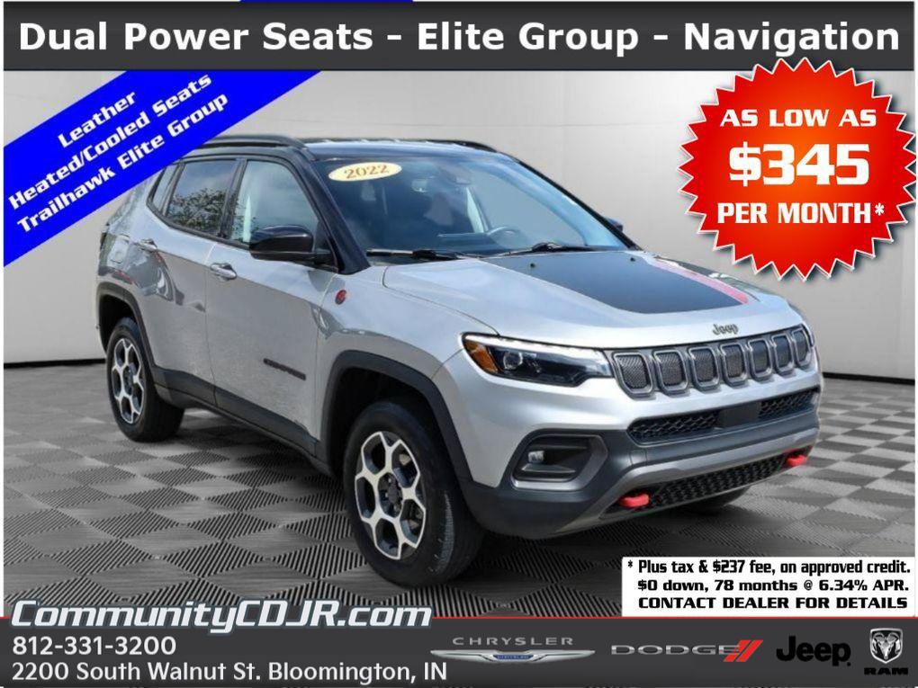 Used 2022 Jeep Compass Trailhawk w/ Trailhawk Elite Group