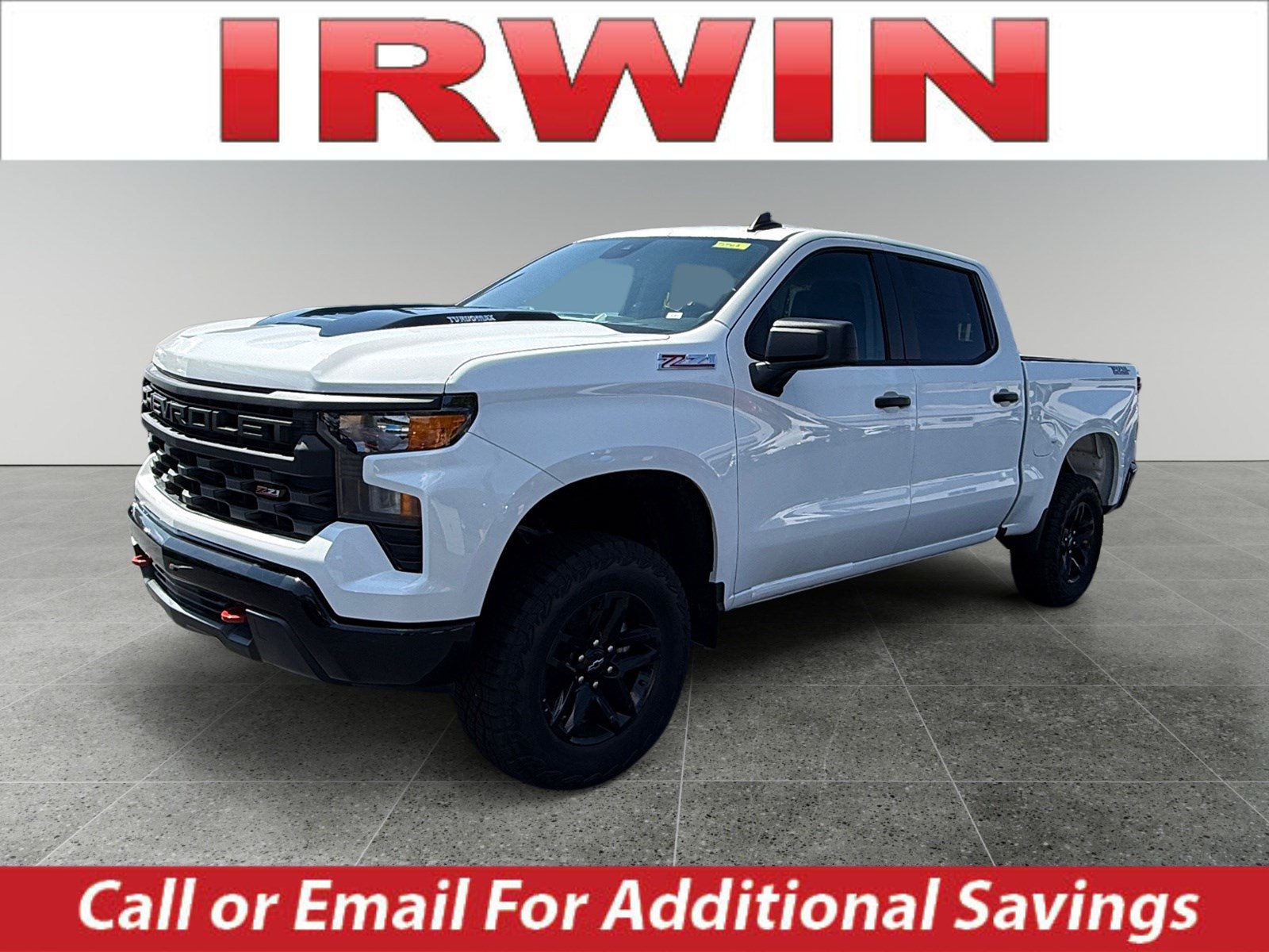 New 2026 Chevrolet Silverado 1500 Custom Trail Boss w/ LPO, Dark Essentials Package