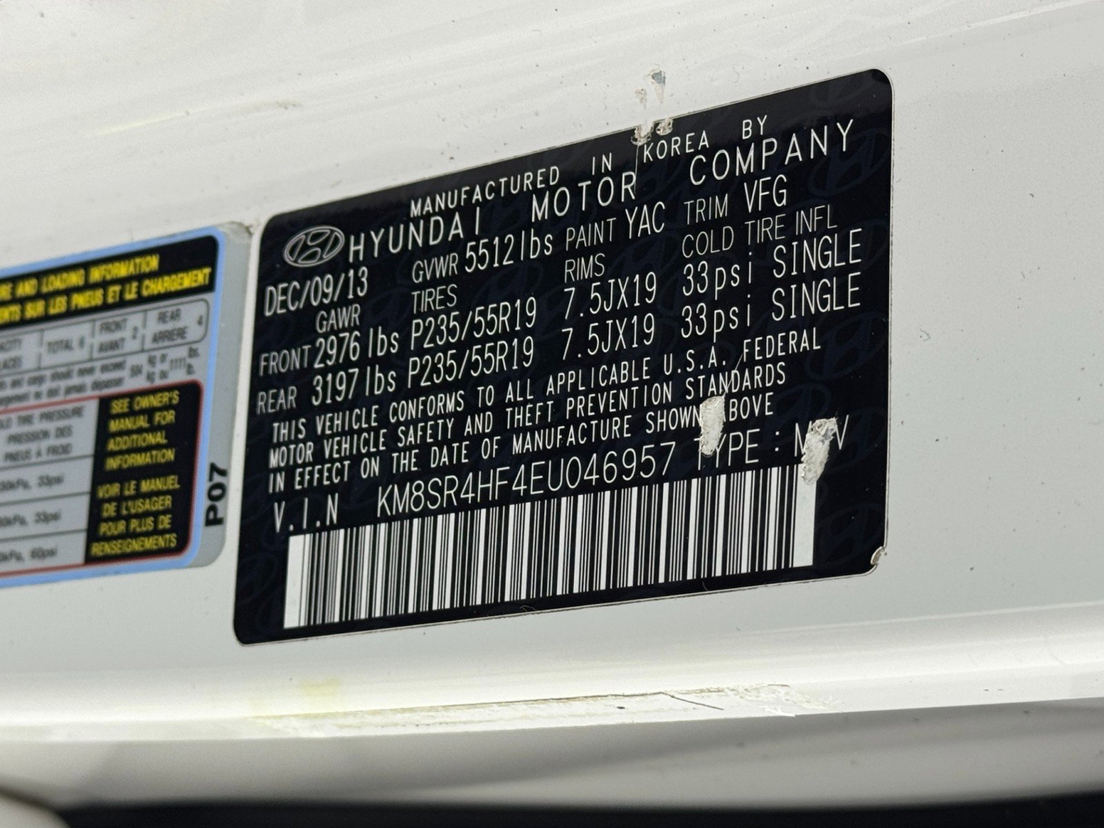 2014 Hyundai Santa Fe Limited