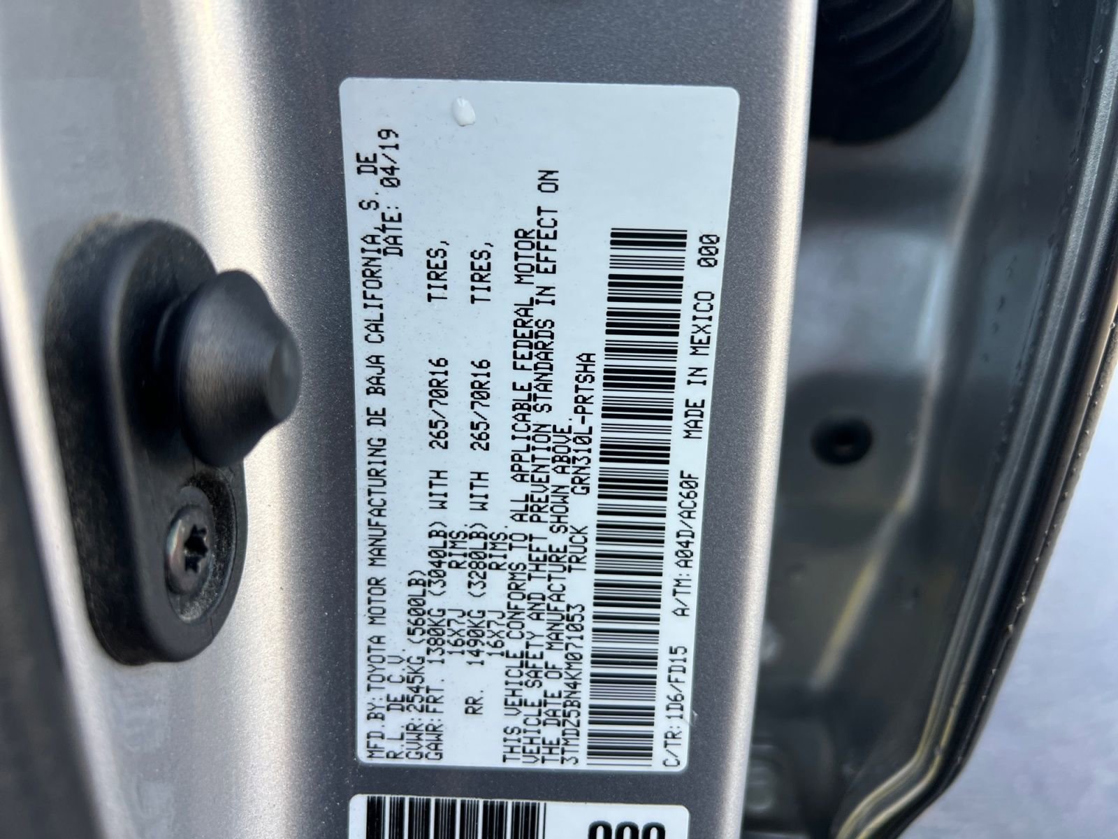 2019 Toyota Tacoma TRD Off-Road