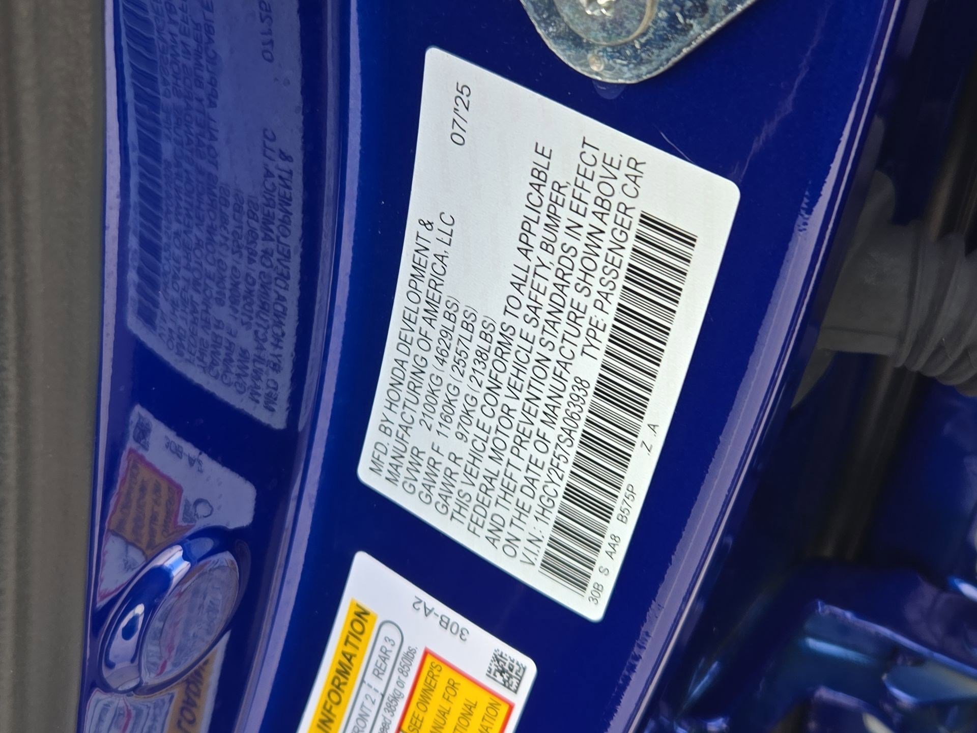 2025 Honda Accord Sport