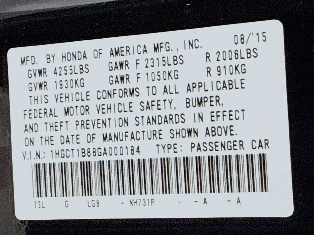 2016 Honda Accord EX-L