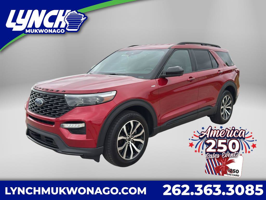 Certified 2023 Ford Explorer ST-Line w/ Class IV Trailer Tow Package