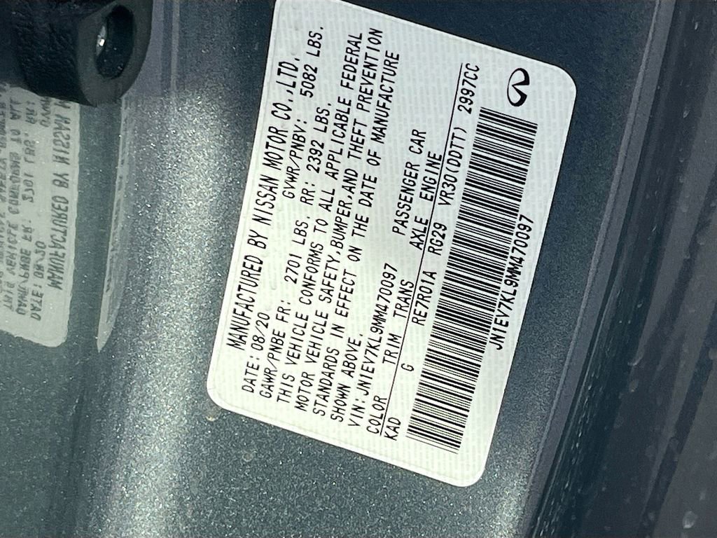 2021 INFINITI Q60 3.0t Luxe