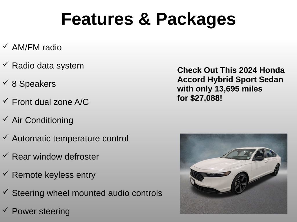 2024 Honda Accord Sport