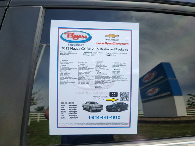 2023 MAZDA Cx-30 AWD 2.5 S w/ Preferred Package