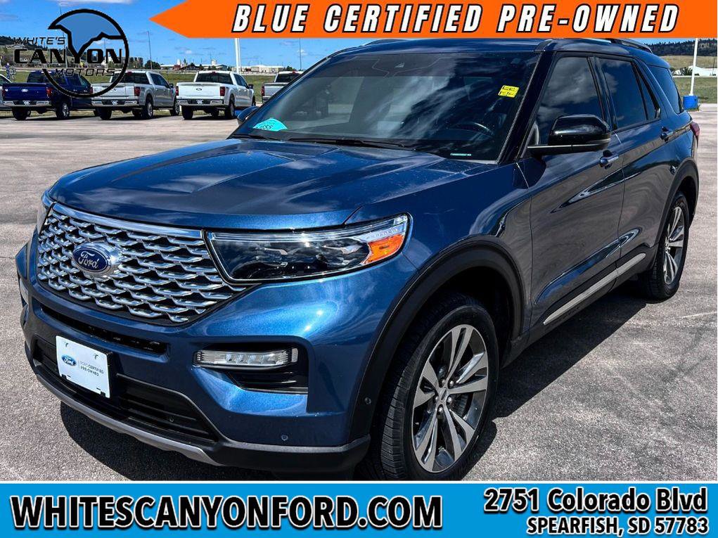 Certified 2020 Ford Explorer Platinum w/ Premium Technology Package