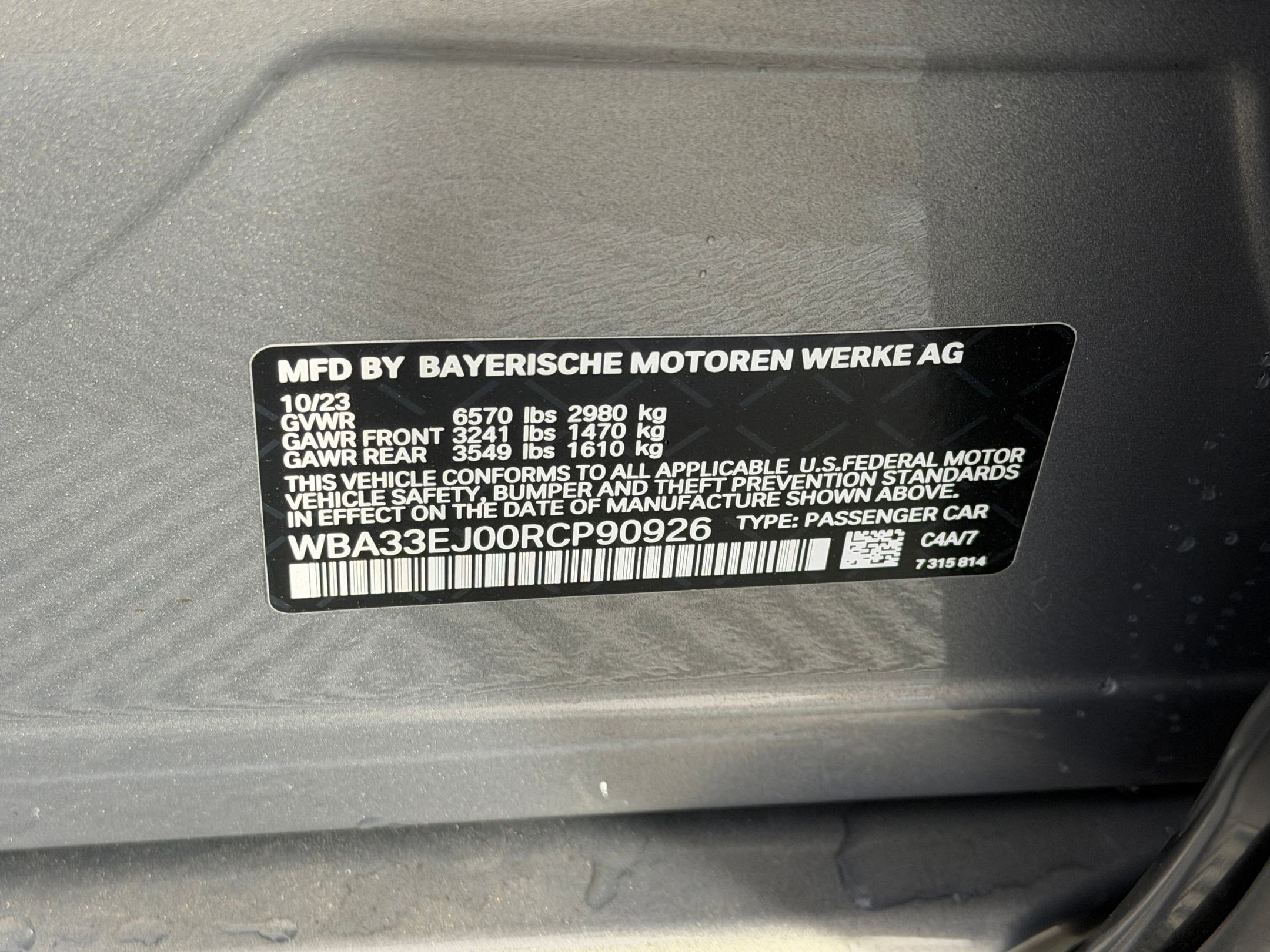 2024 BMW 760i xDrive