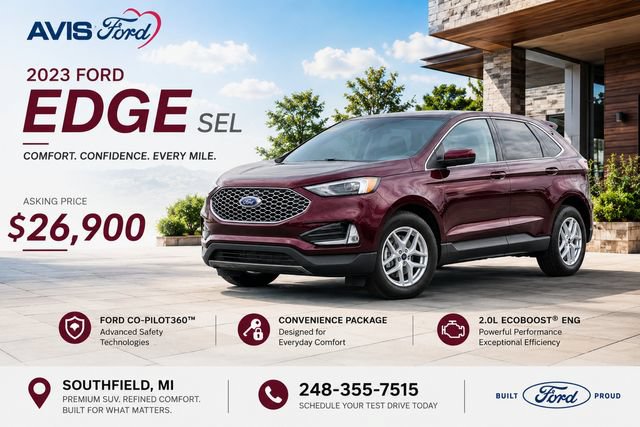 Used 2023 Ford Edge SEL w/ Convenience Package