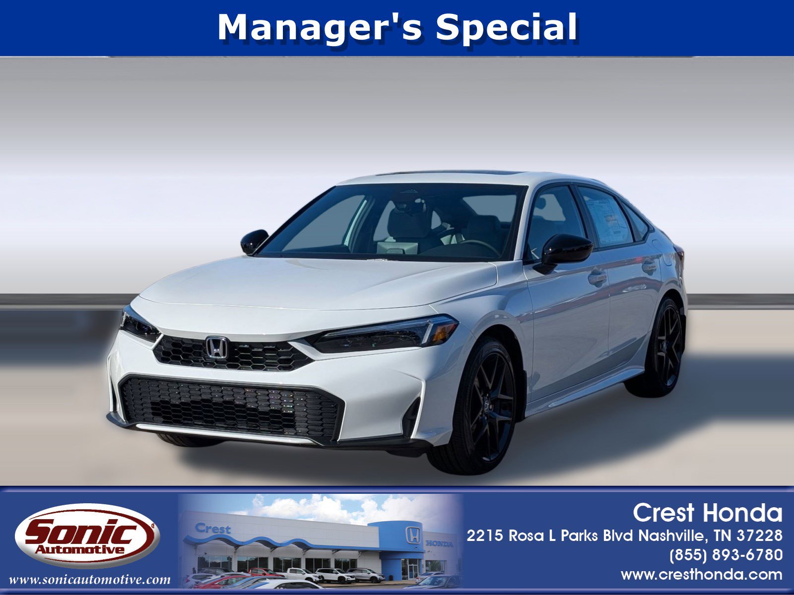 2026 Honda Civic FWD Hybrid Sedan