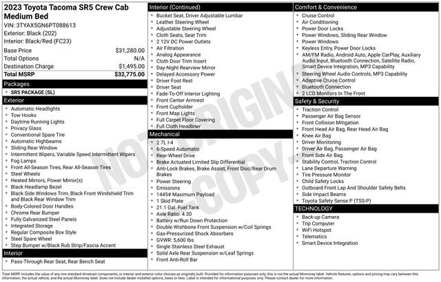 2023 Toyota Tacoma SR5