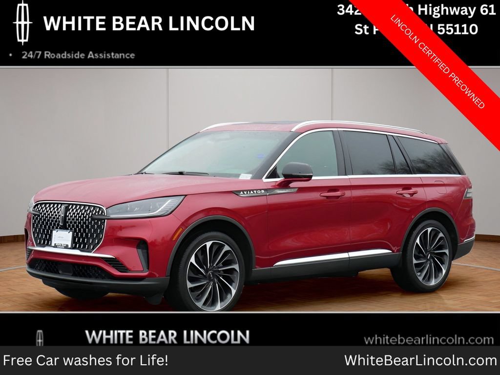 Certified 2025 Lincoln Aviator Reserve w/ Equipment Group 201A