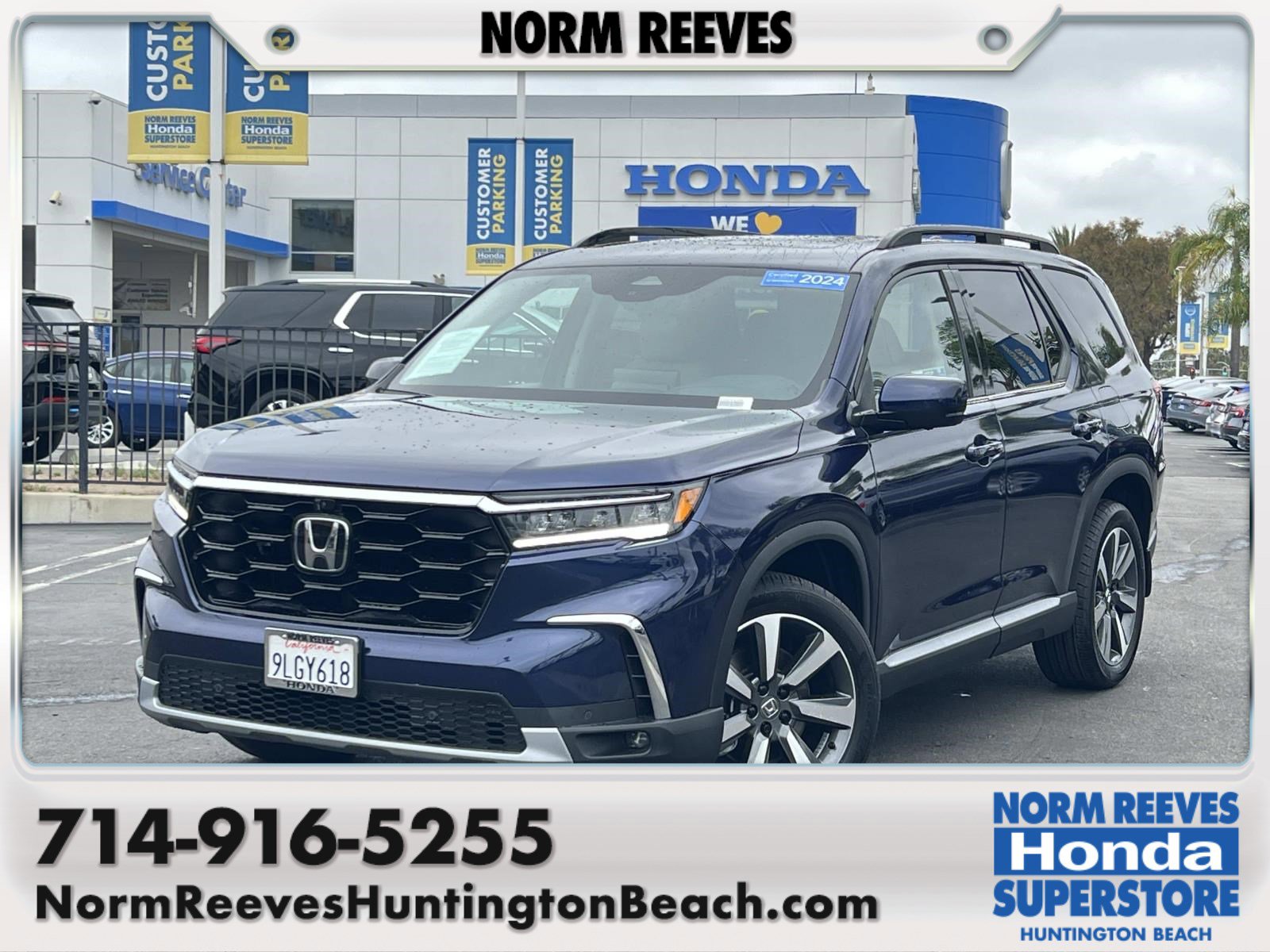 Certified 2024 Honda Pilot Elite