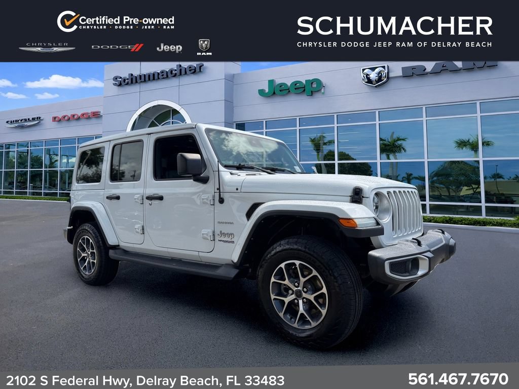 Certified 2022 Jeep Wrangler Unlimited Sahara w/ LED Lighting Group