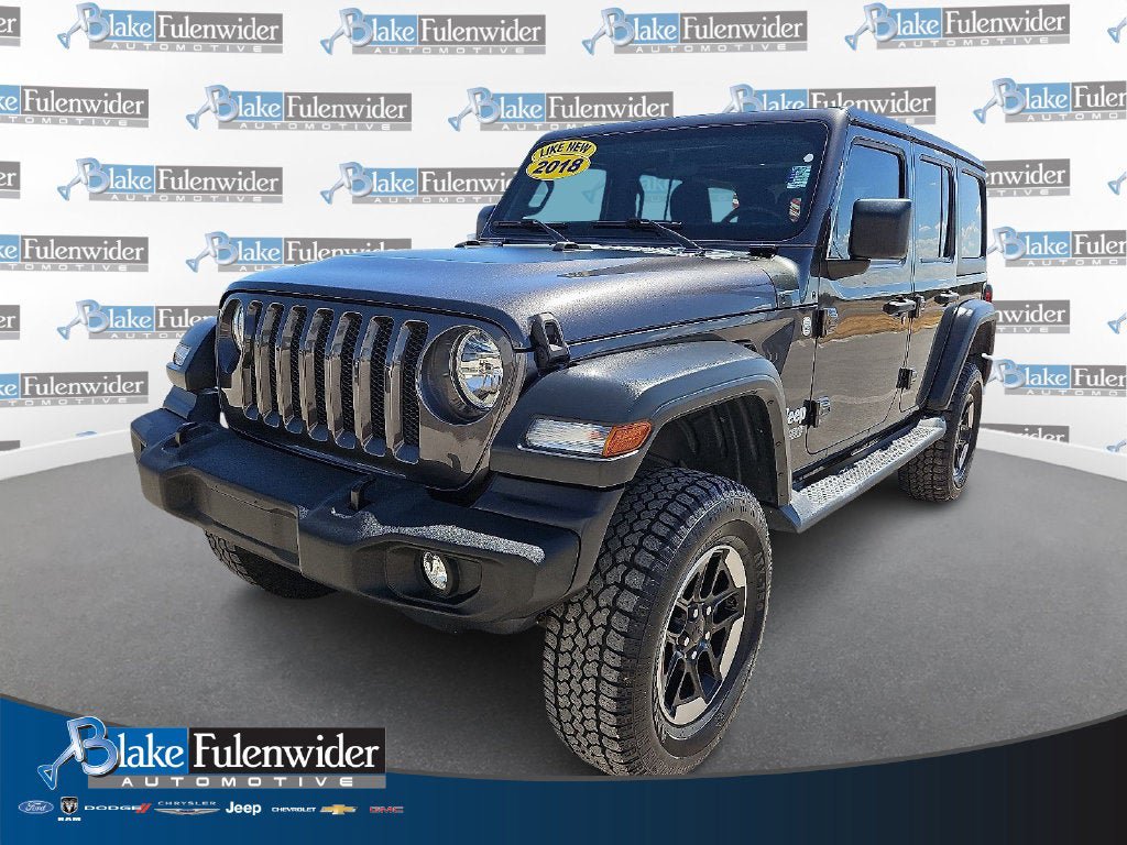 Certified 2018 Jeep Wrangler Unlimited Sport