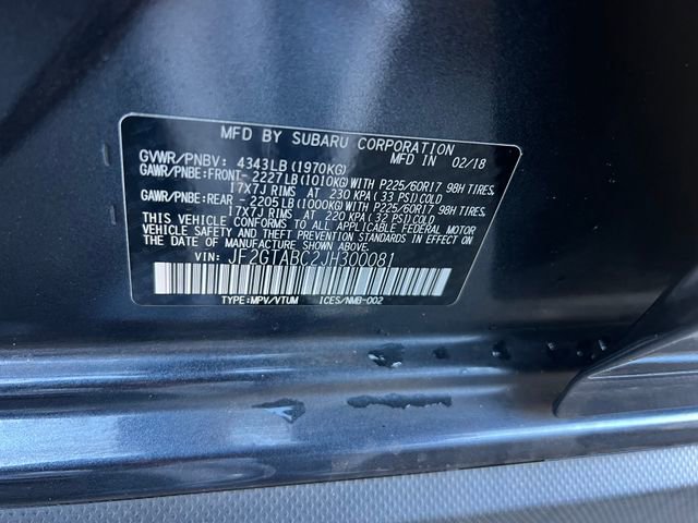 2018 Subaru Crosstrek 2.0i Premium