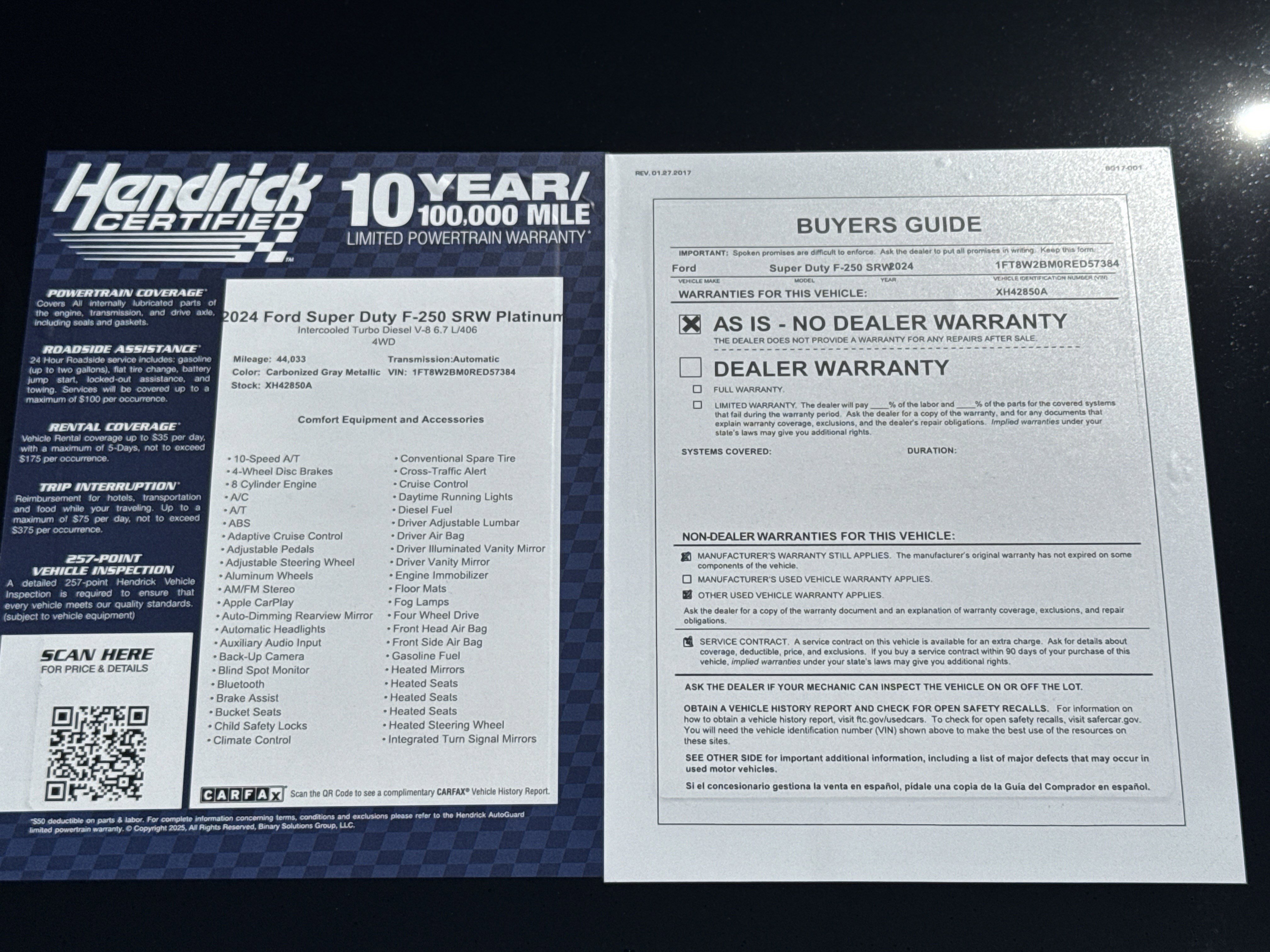 2024 Ford F250 Platinum