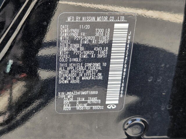 2021 INFINITI Qx80 Luxe