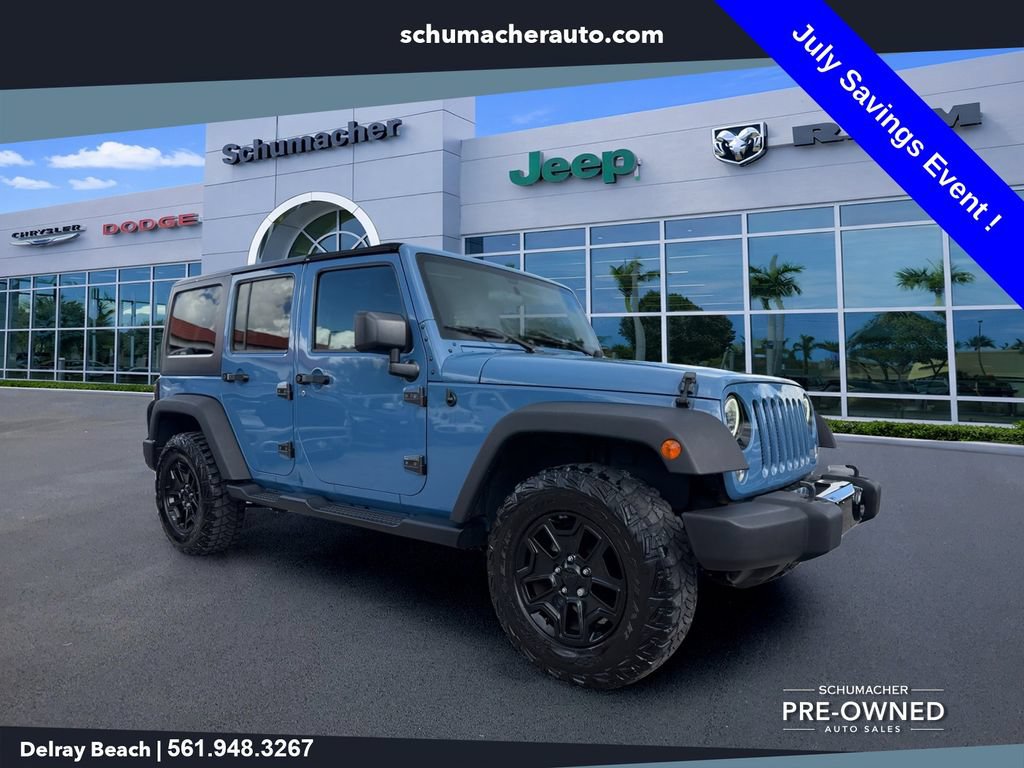 Used 2016 Jeep Wrangler Unlimited Sport