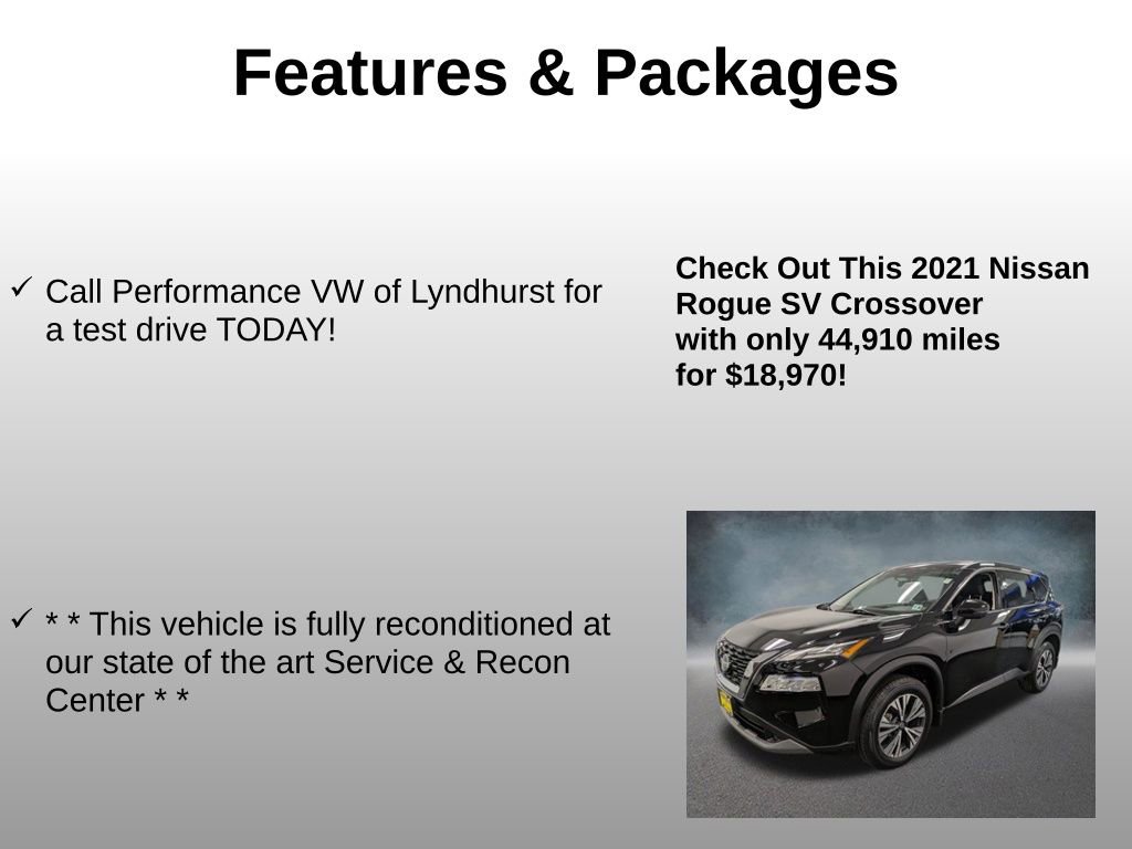 2021 Nissan Rogue SV