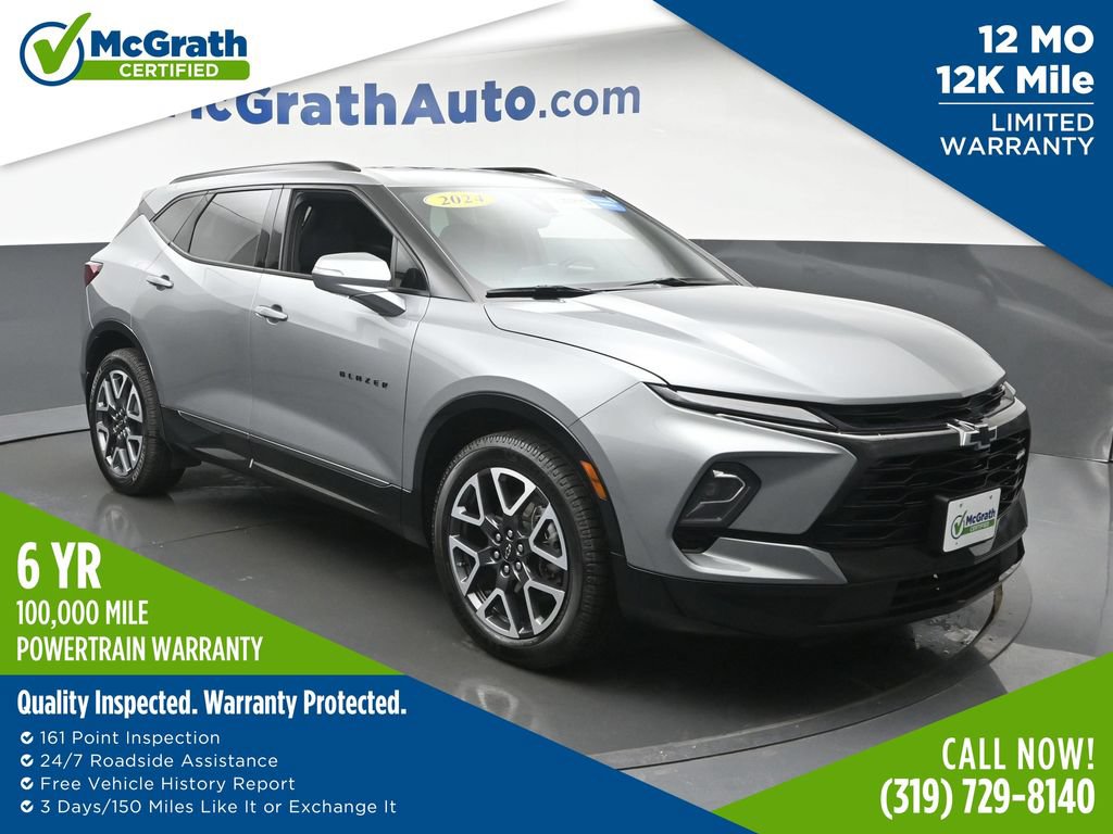 Used 2024 Chevrolet Blazer RS w/ Driver Confidence II Package