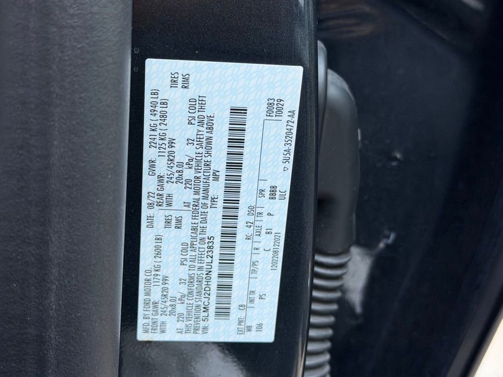 2022 Lincoln Corsair Reserve