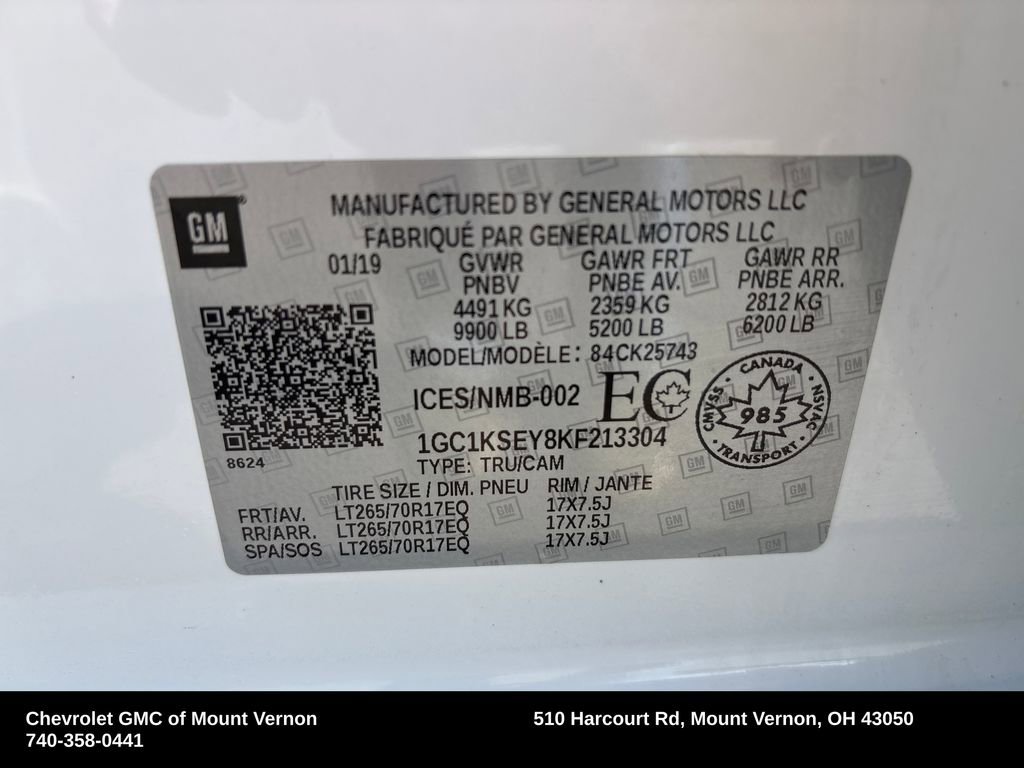 2019 Chevrolet Silverado 2500 LT