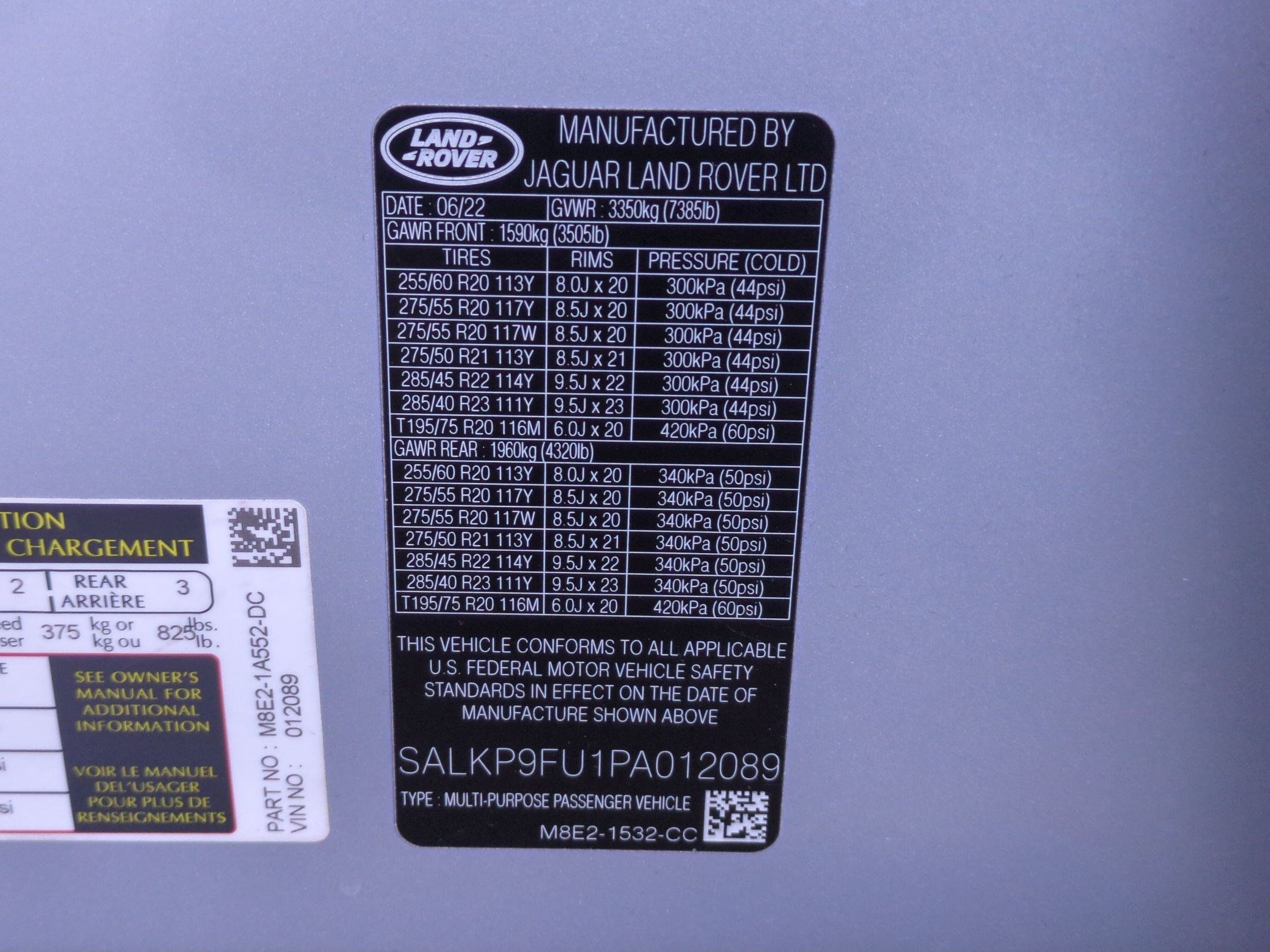 2023 Land Rover Range Rover SE