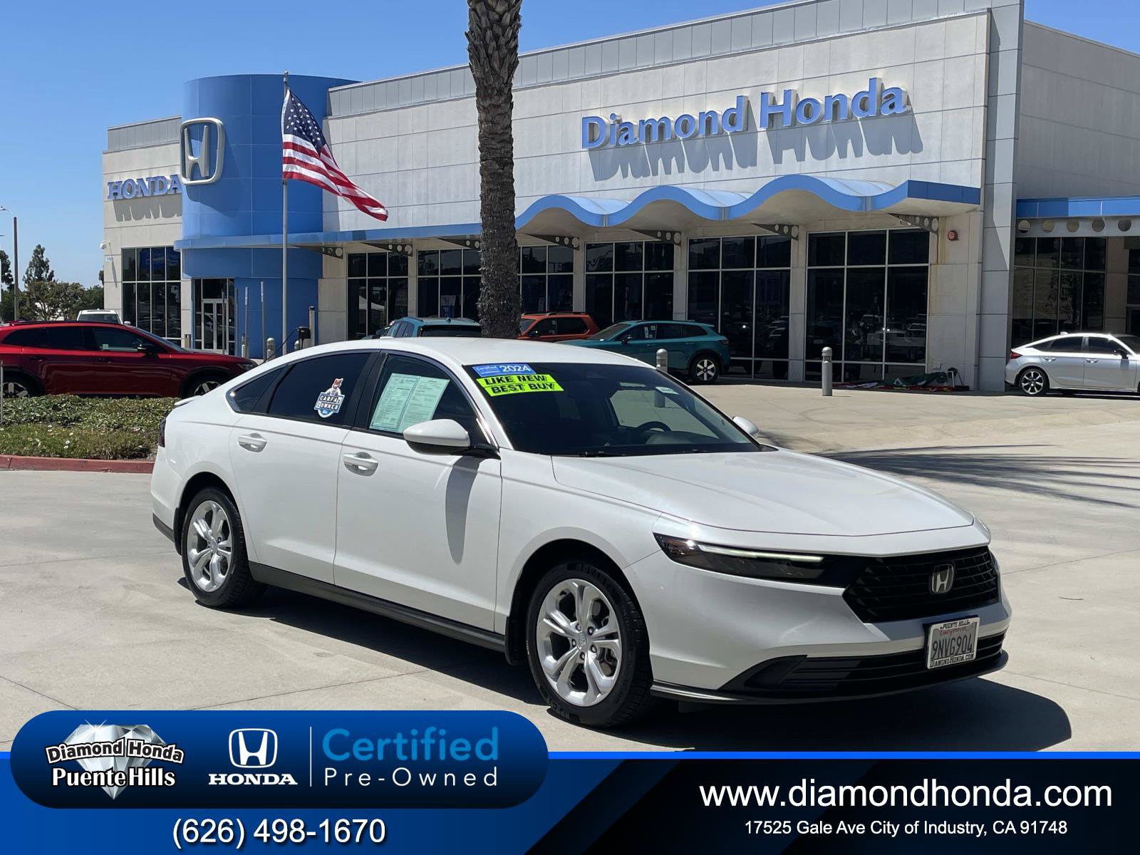 Certified 2024 Honda Accord LX