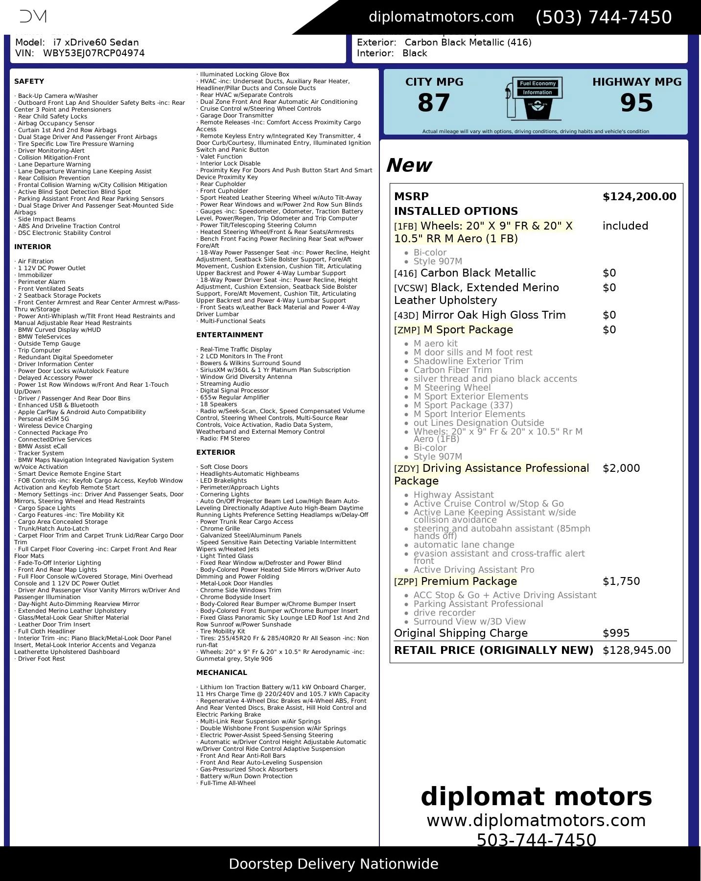 2024 BMW i7 xDrive60