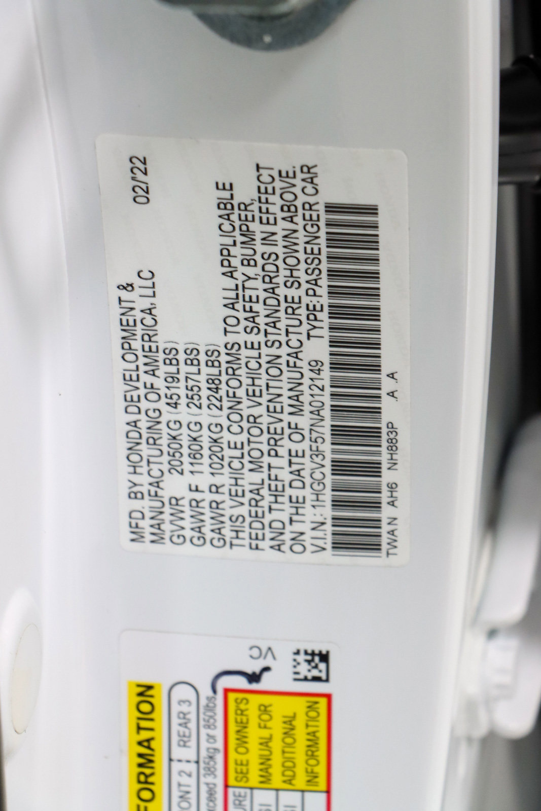 2022 Honda Accord EX-L