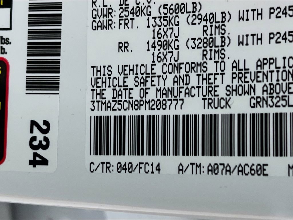 2023 Toyota Tacoma SR5