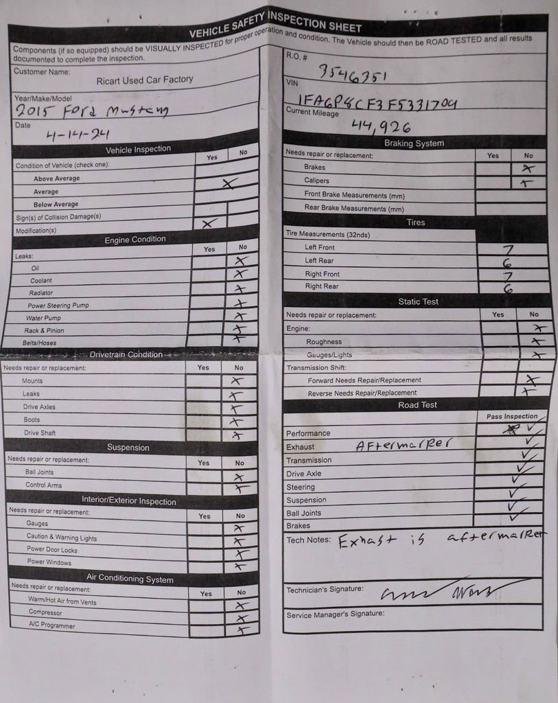 2015 Ford Mustang GT Premium